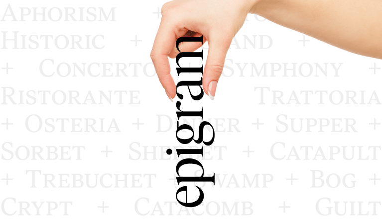 The nitpicker’s guide to the vocabulary