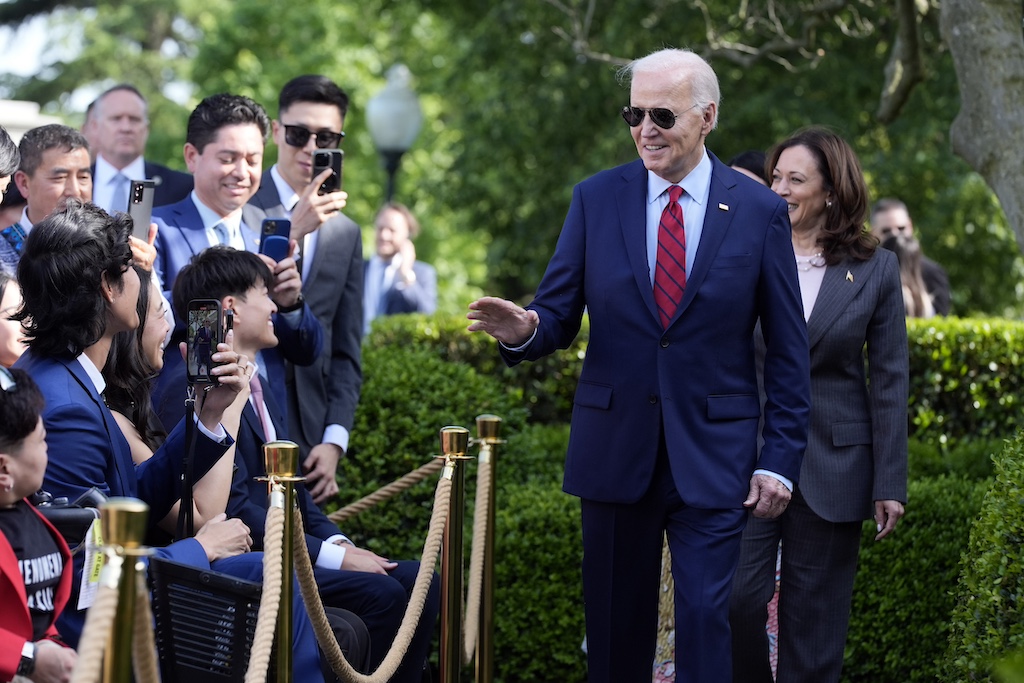 Biden targets Trump on immigration and pandemic during reception for AANHPI Heritage Month
