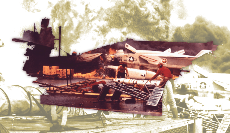 Surviving the USS Forrestal fire