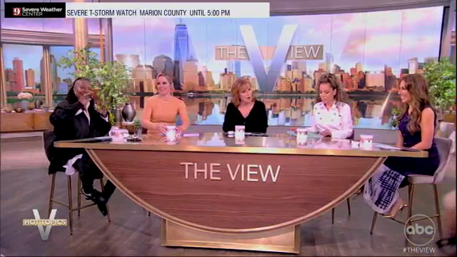 The View supports CNN debate allowing no audience and cutting mics