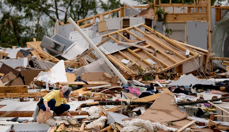 Storms sweep through Southern US and leave at least three people dead