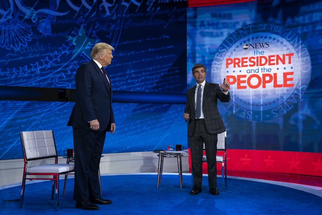 Liberal Media Scream: Stephanopoulos anti-Trump spin, condescendingly Clintonesque