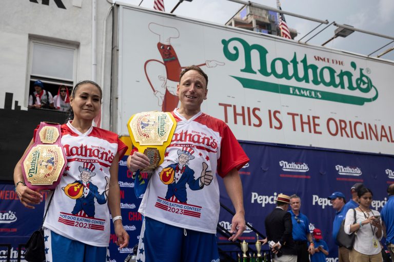 Food fight: Joey Chestnut disqualified from Nathan’s hot dog contest for representing meat rival