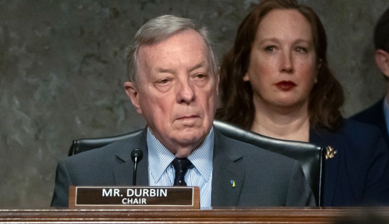 Durbin manages left flank with Supreme Court pressure campaign