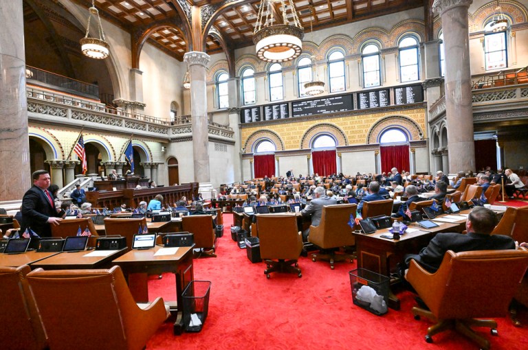 New York state Senate Democrats use secret committee to pick and choose legislation