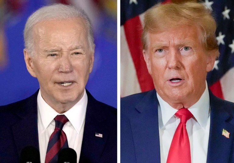 Biden edges out Trump with independents in poll that shows toss-up contest