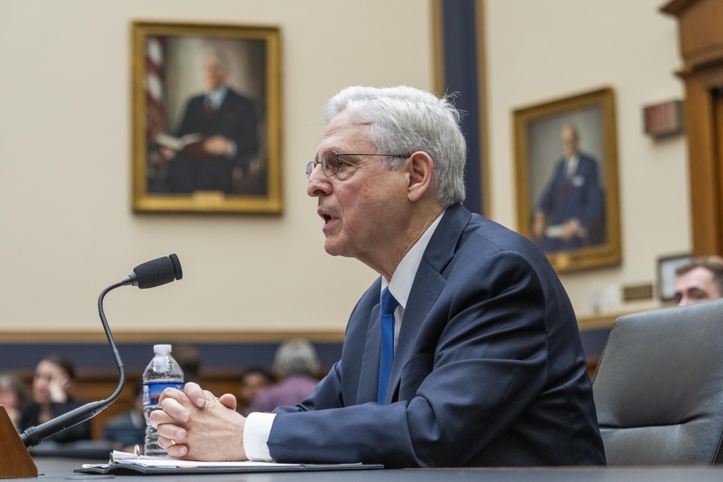 Garland denies dispatching Colangelo from DOJ to New York Trump case