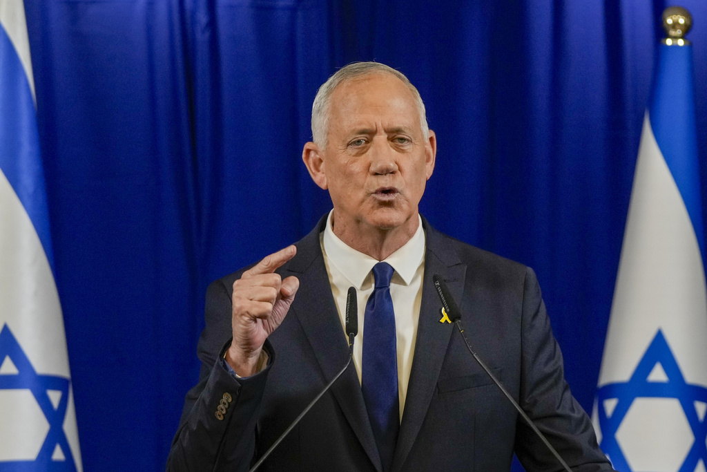 Israeli war cabinet member Benny Gantz resigns