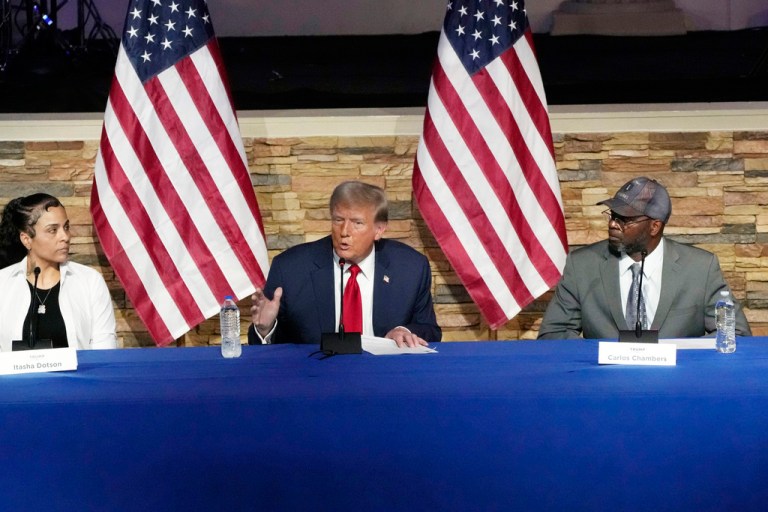 Trump gets good news about efforts with black voters from organization he loves to bash