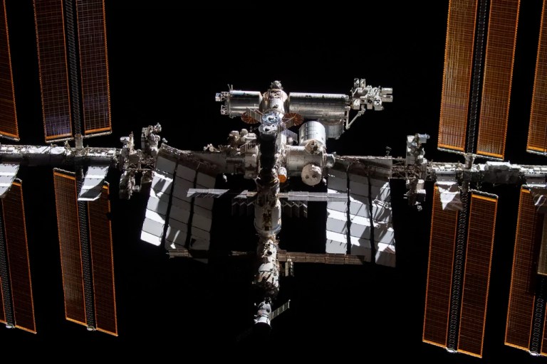 ISS astronauts forced to take cover as Russian satellite fractures in space