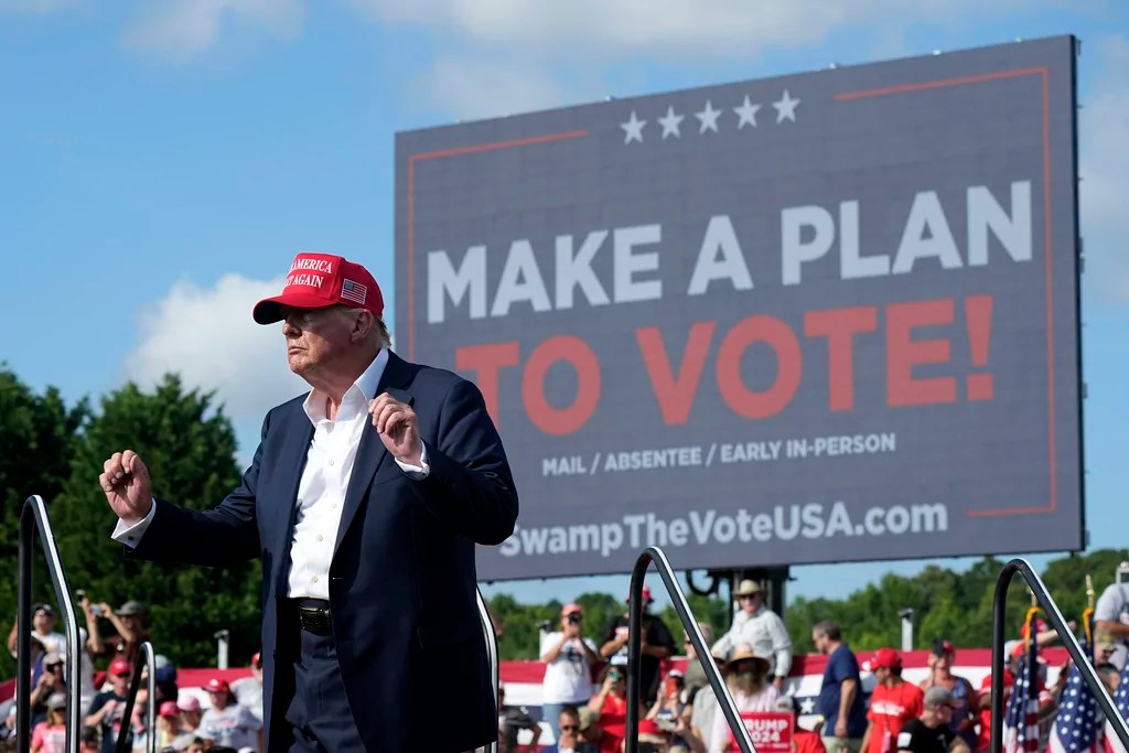 Trump says election is ‘choice between strength and weakness’ after debate