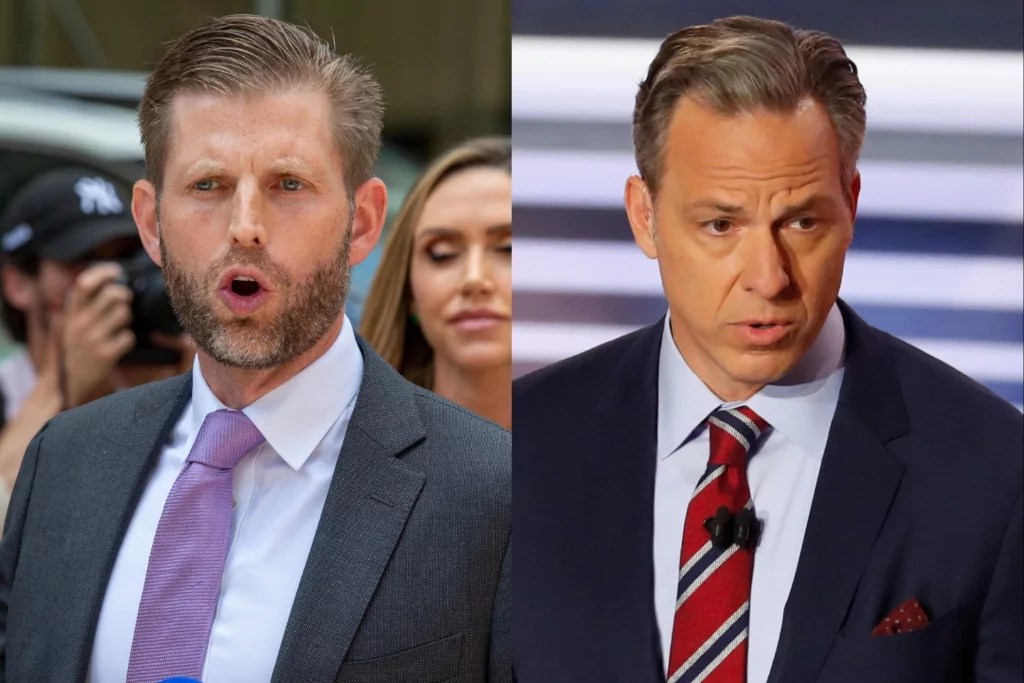 Eric Trump alleges father will be ‘debating CNN’ and Biden