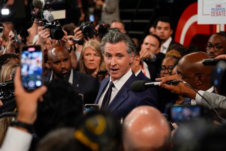 Gavin Newsom distances himself from replacing Biden after debate disaster
