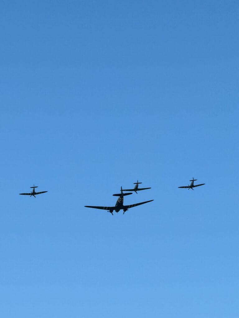 Normandy Flyover on Friday June 7, 2024, in honor of D-Day