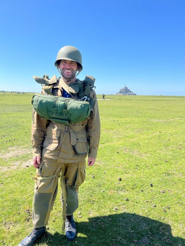 Jason Crow D-Day Plane jump