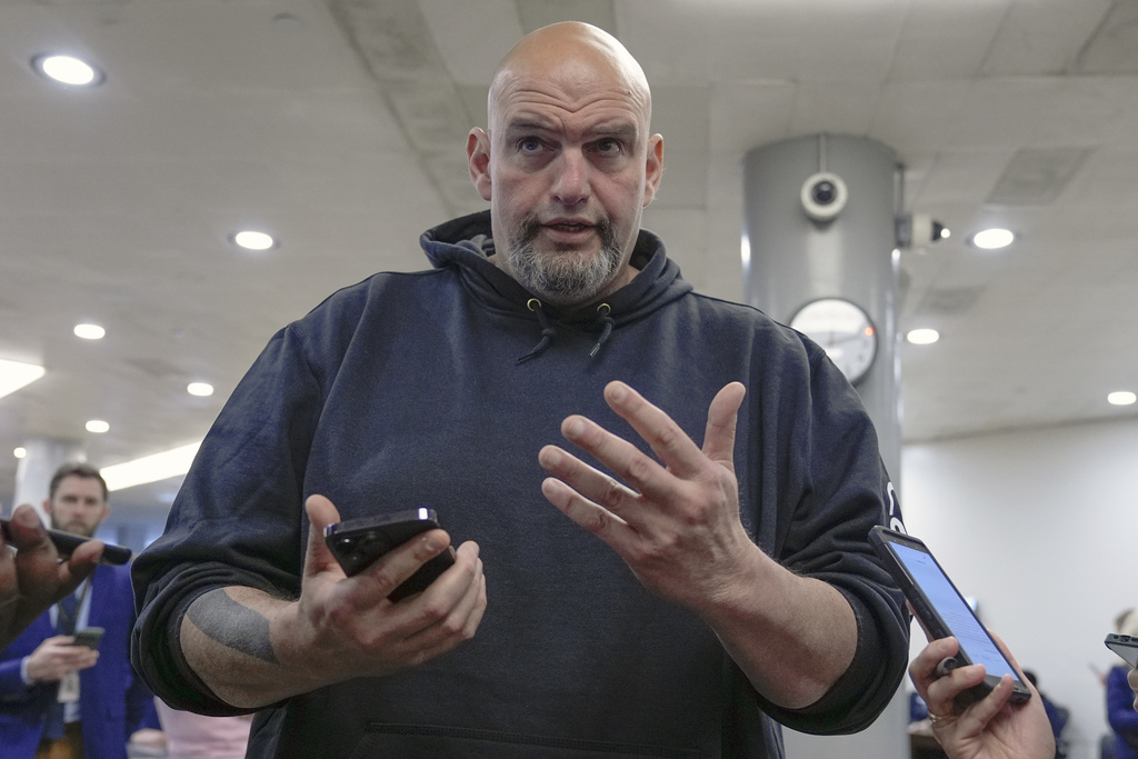 Fetterman and wife involved in Maryland car crash, avoid major injury