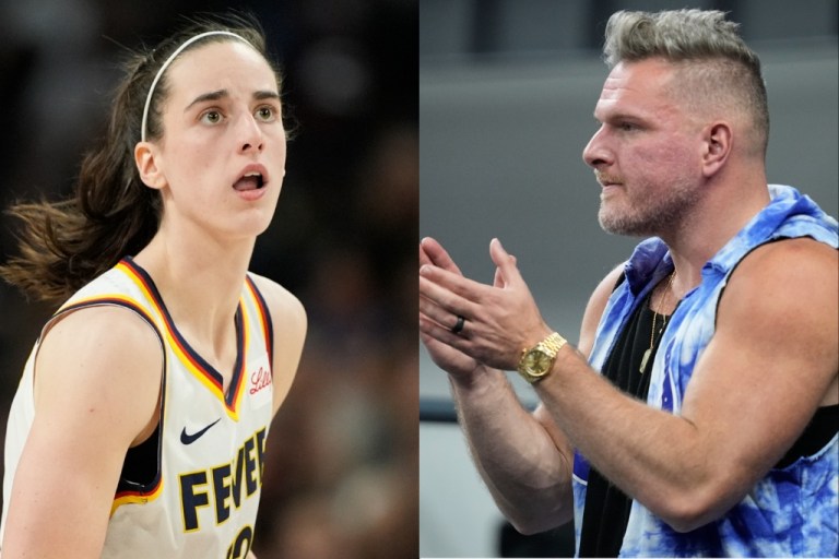 Pat McAfee says Caitlin Clark is ‘all good’ regarding his ‘white b****’ comment