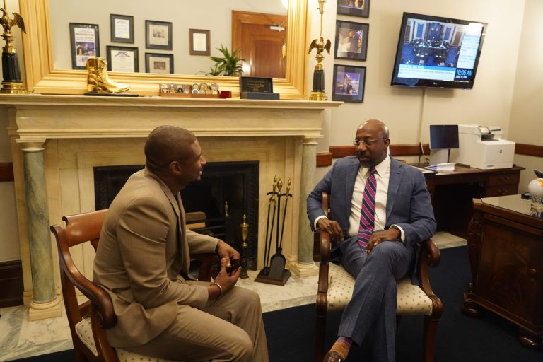 Usher meets with Warnock to discuss diabetes screening