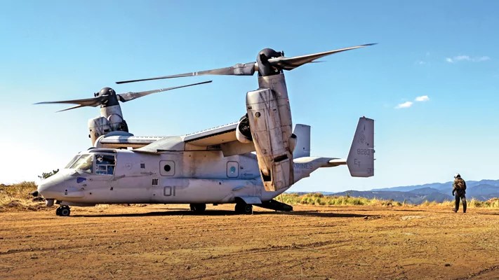 The V-22 Osprey is trying to shed its reputation as a cursed deathtrap