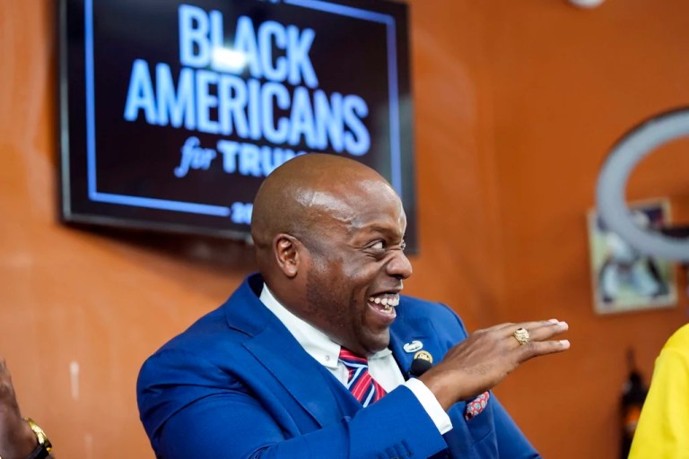 Rep. Wesley Hunt, R-Texas, speaks during an event Wednesday, June 26, 2024, in Atlanta, hosted by the Donald Trump campaign billed as a 