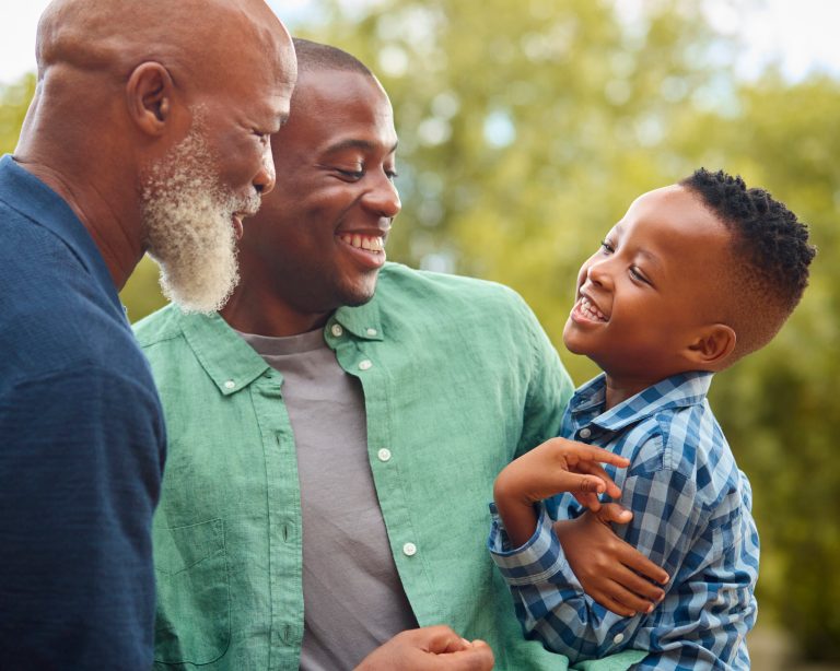 Being a father is easier when other men help