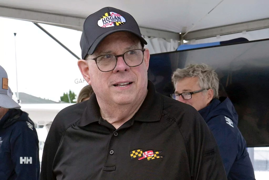 The next Manchin? Hogan invokes centrist West Virginian in Senate plans