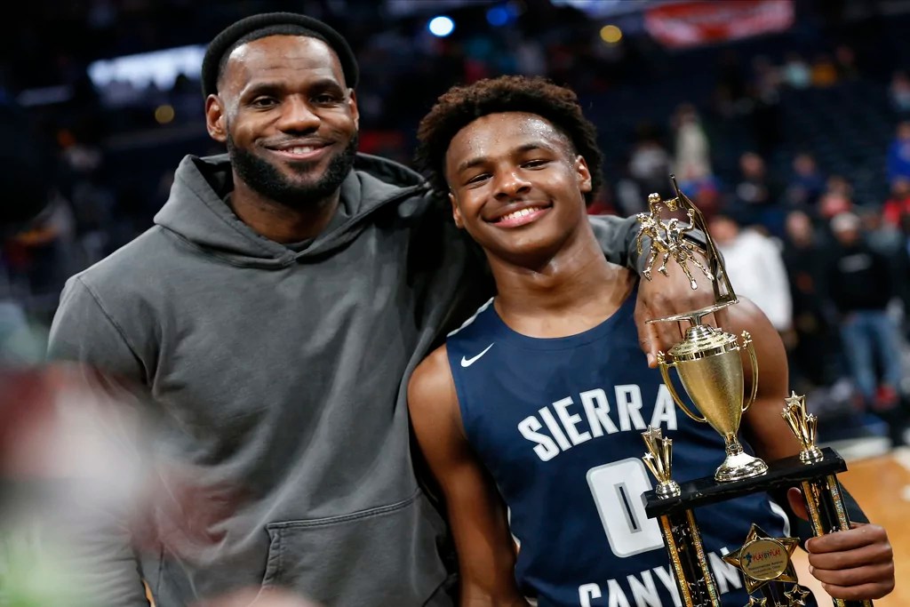 LeBron ‘Bronny’ James Jr. selected by Lakers in apparent bid to keep father on roster