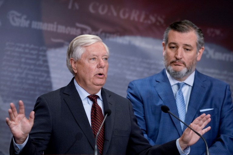 The GOP boogeymen of Maryland’s Senate battle: Ted Cruz and Lindsey Graham