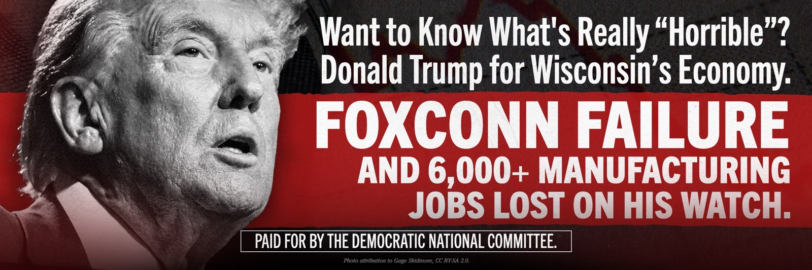 DNC trolls Trump with billboard near Wisconsin rally