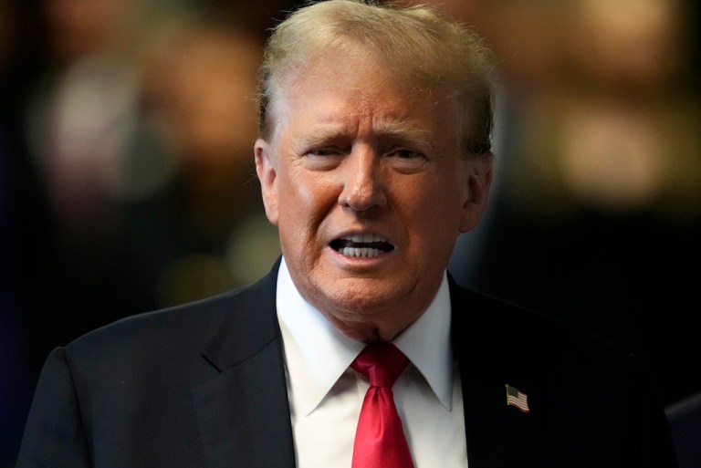 Trump says no and then maybe on pursuing revenge prosecutions if elected