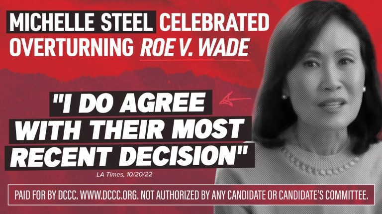 DCCC targets House GOP over abortion on anniversary of overturning Roe