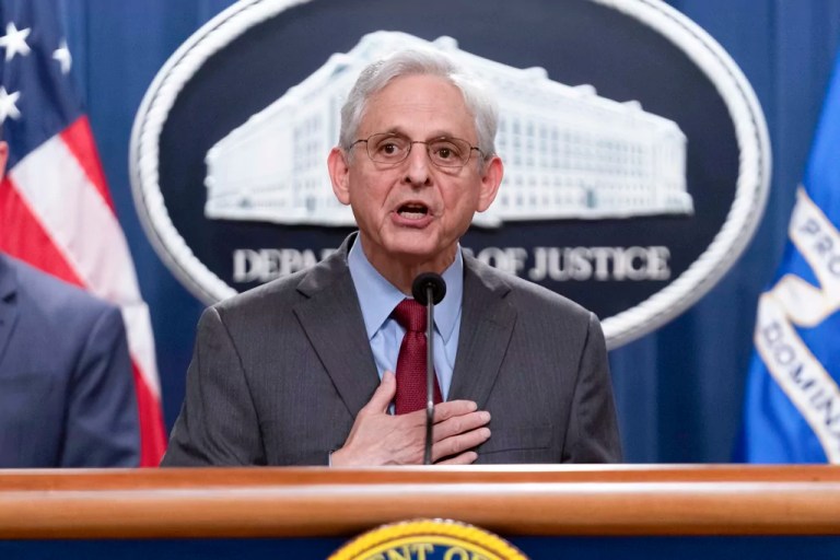 WATCH LIVE: Merrick Garland rejects accusations of weaponized DOJ