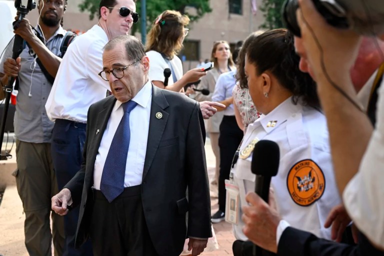 House Democrats emerge from closed-door meeting divided on Biden’s fate