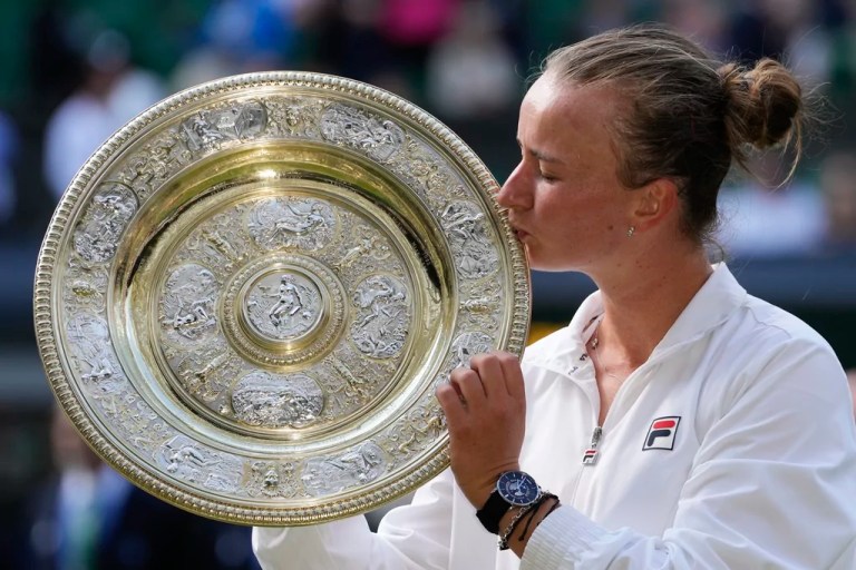 Barbora Krejcikova wins Wimbledon for her second Grand Slam trophy by beating Jasmine Paolini