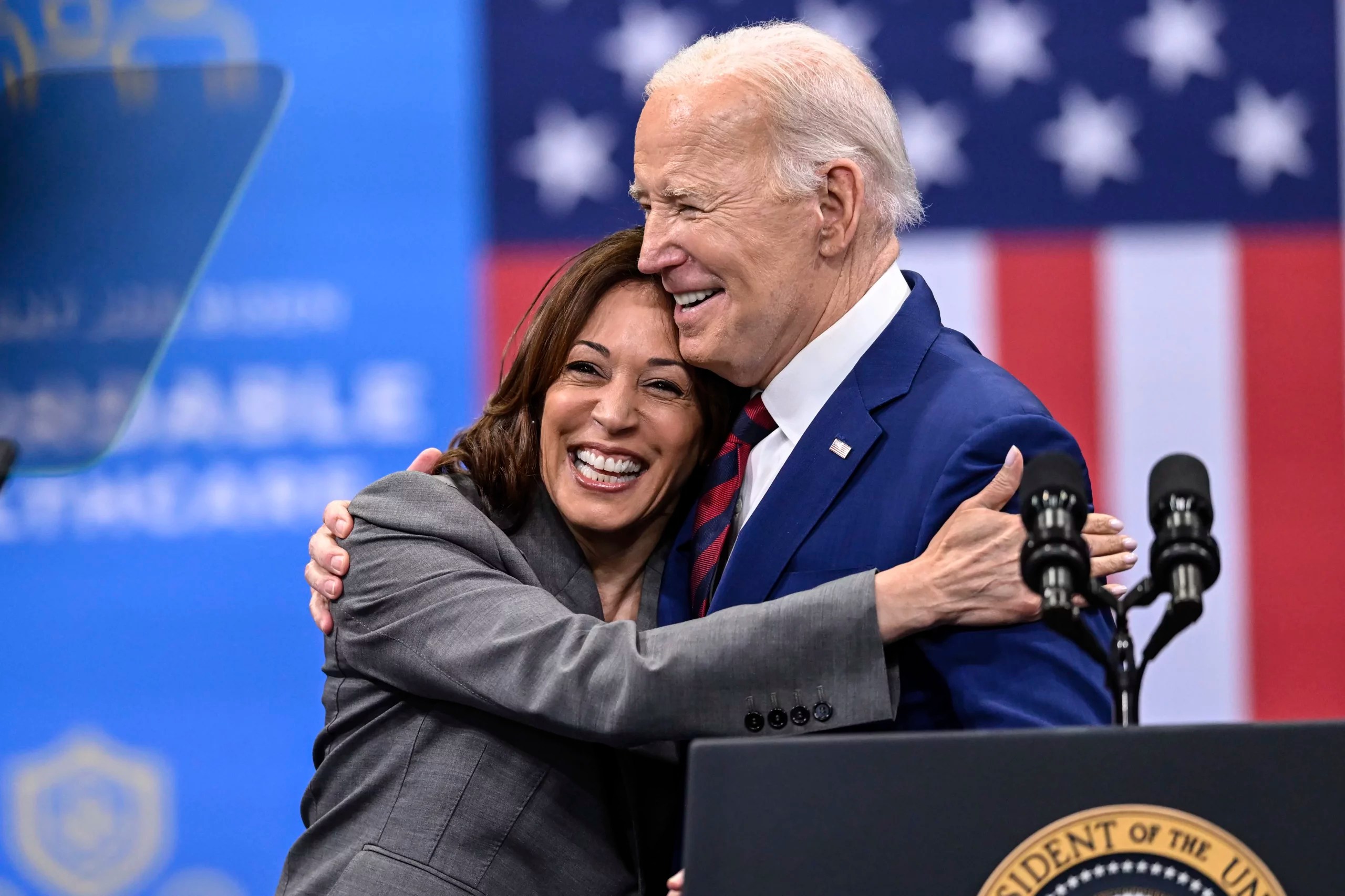 WATCH LIVE: Biden passes torch to Harris to cap off first night of DNC