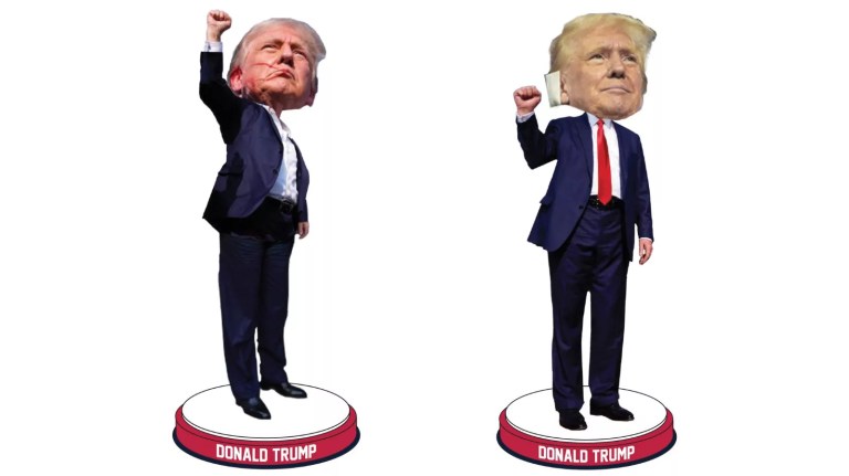 Bobblehead depicts Trump with ear gunshot wound