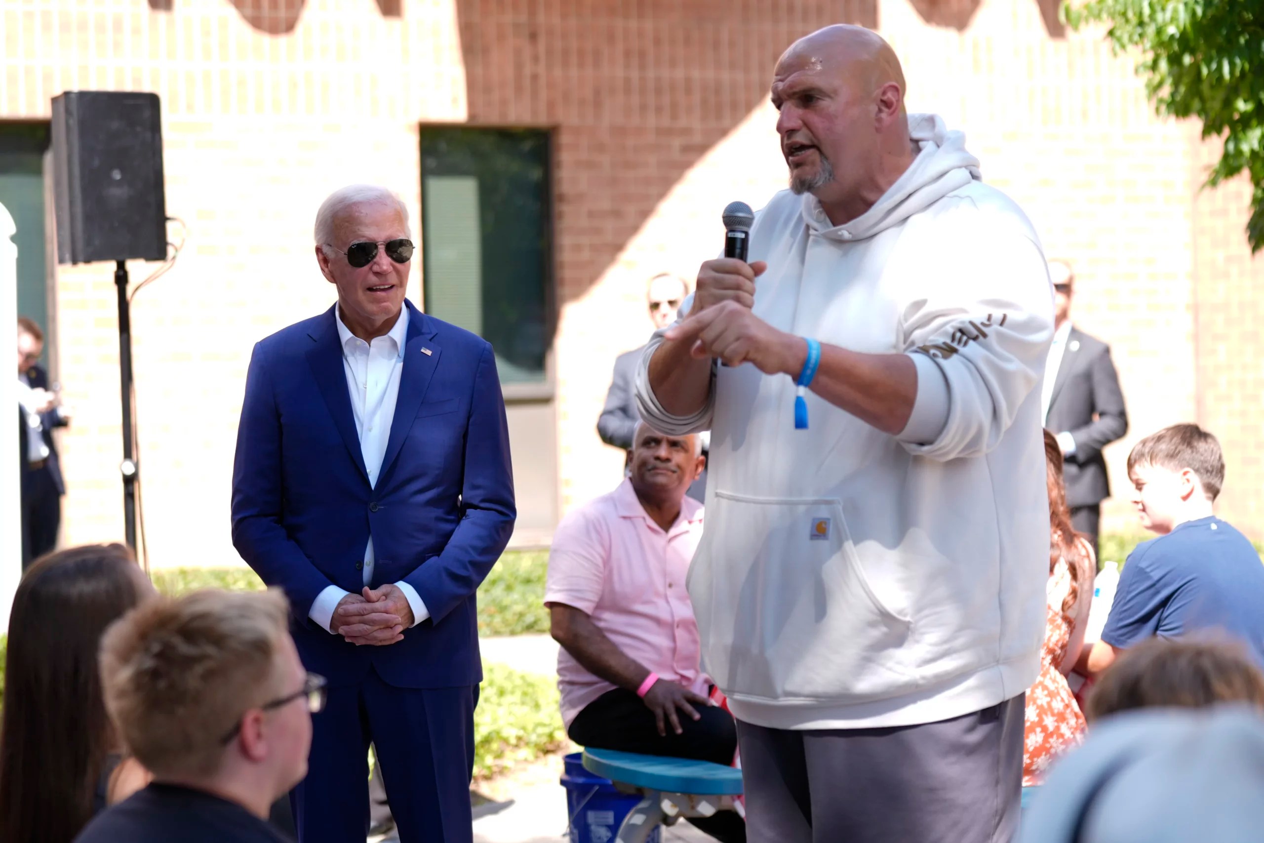 Fetterman questions ‘panic’ and division in Democratic Party over Biden’s candidacy