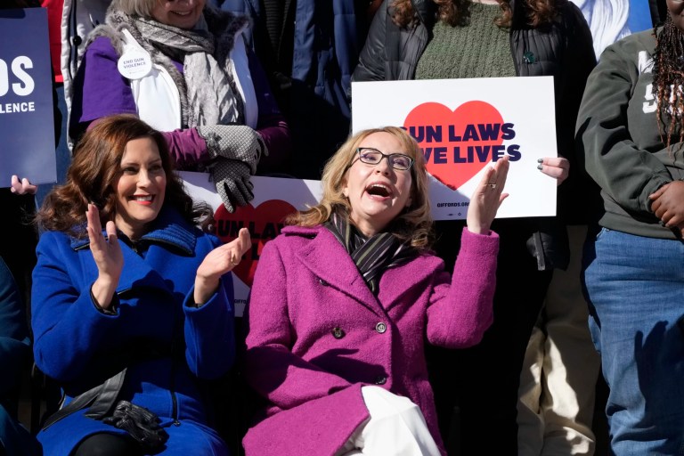 Democrats bring out shooting victims to speak on last day of DNC