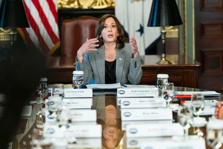 From banning fracking to private health insurance, Kamala Harris is no centrist