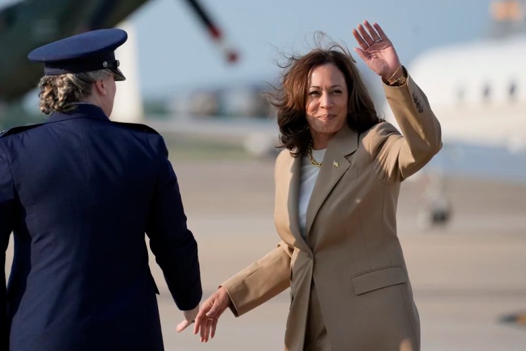 Kamala Harris, unburdened by what has been her record