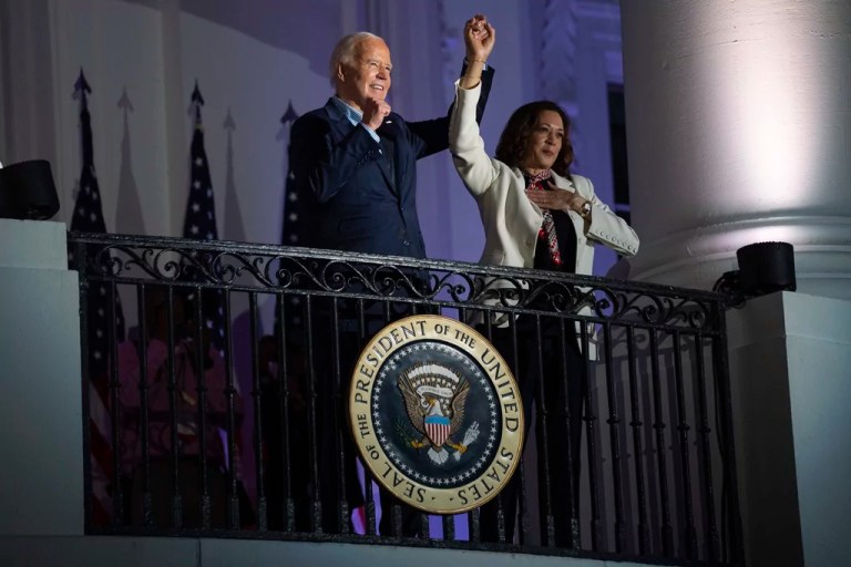 Black Democrats rally behind Biden and talk up Harris at Essence Festival