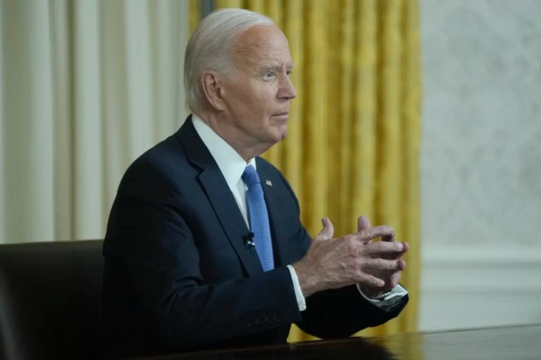 Democrats celebrate Biden for being ‘big as the moment’ while Trump trolls ‘great embarrassment’