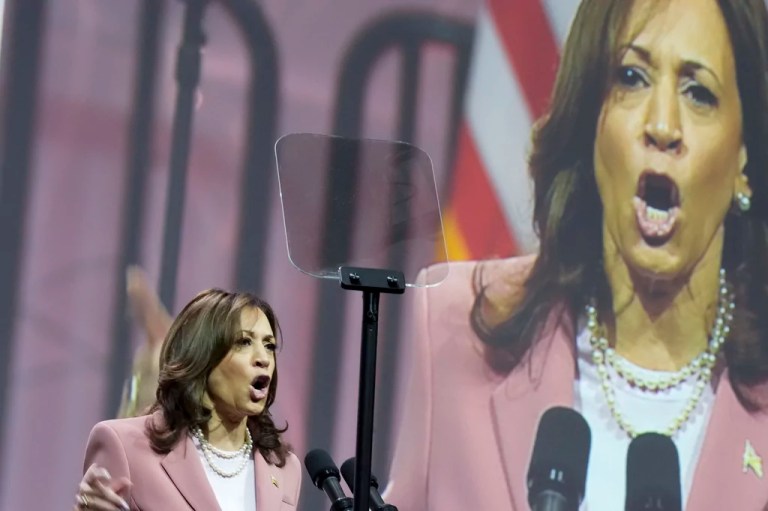 WATCH LIVE: Kamala Harris speaks to black sorority in Houston