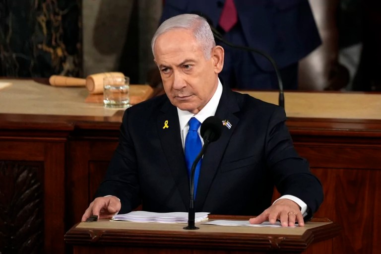 Netanyahu blasts anti-Israel protesters before a divided Congress as ‘useful idiots’