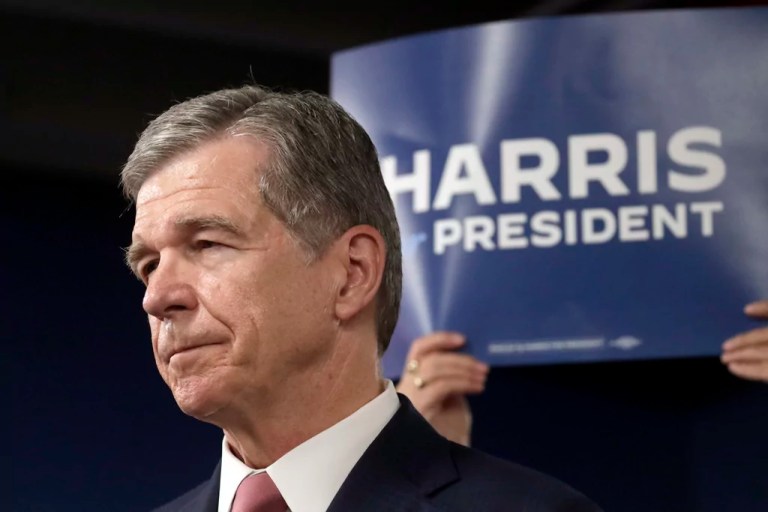 Roy Cooper takes himself out of running for Harris’s vice president