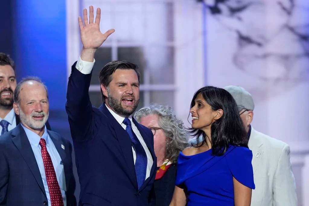 Usha Vance shines spotlight on husband and ‘American dream’ at RNC