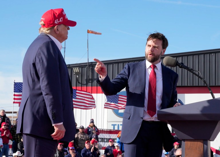 JD Vance defends Trump’s desire to investigate Biden in contentious interview