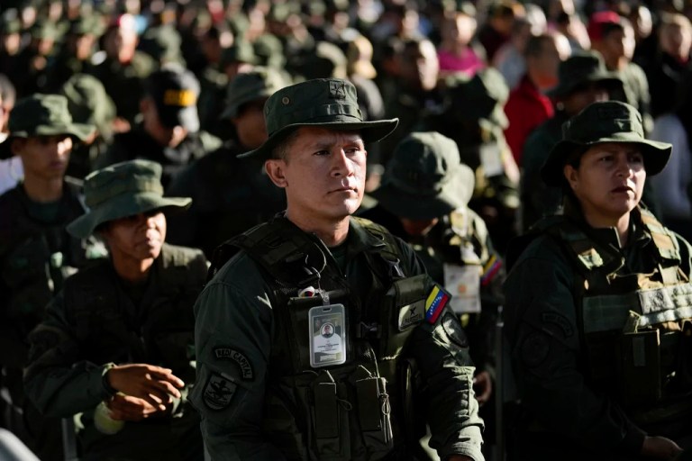 Venezuelan military high command throws support behind Maduro as loyalty of military brought into question