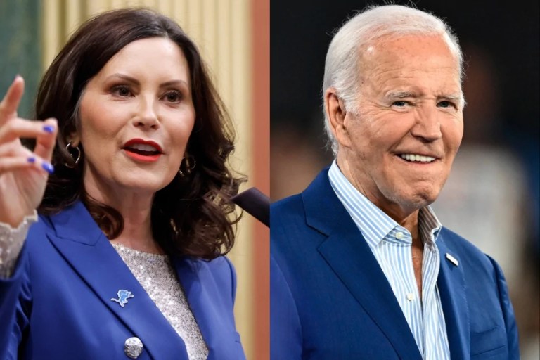 Whitmer injects funds to her own coffers while pledging support to Biden
