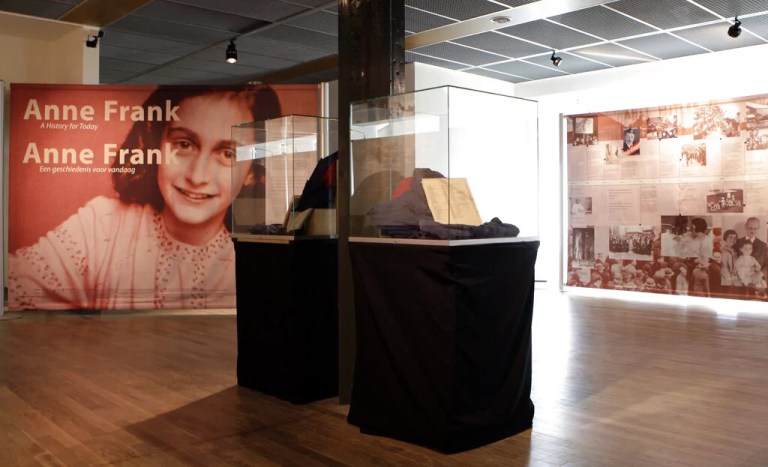 Anne Frank statue vandalized with ‘Gaza’ graffiti in Amsterdam